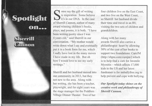 Spotlight on Sherrill Cannon